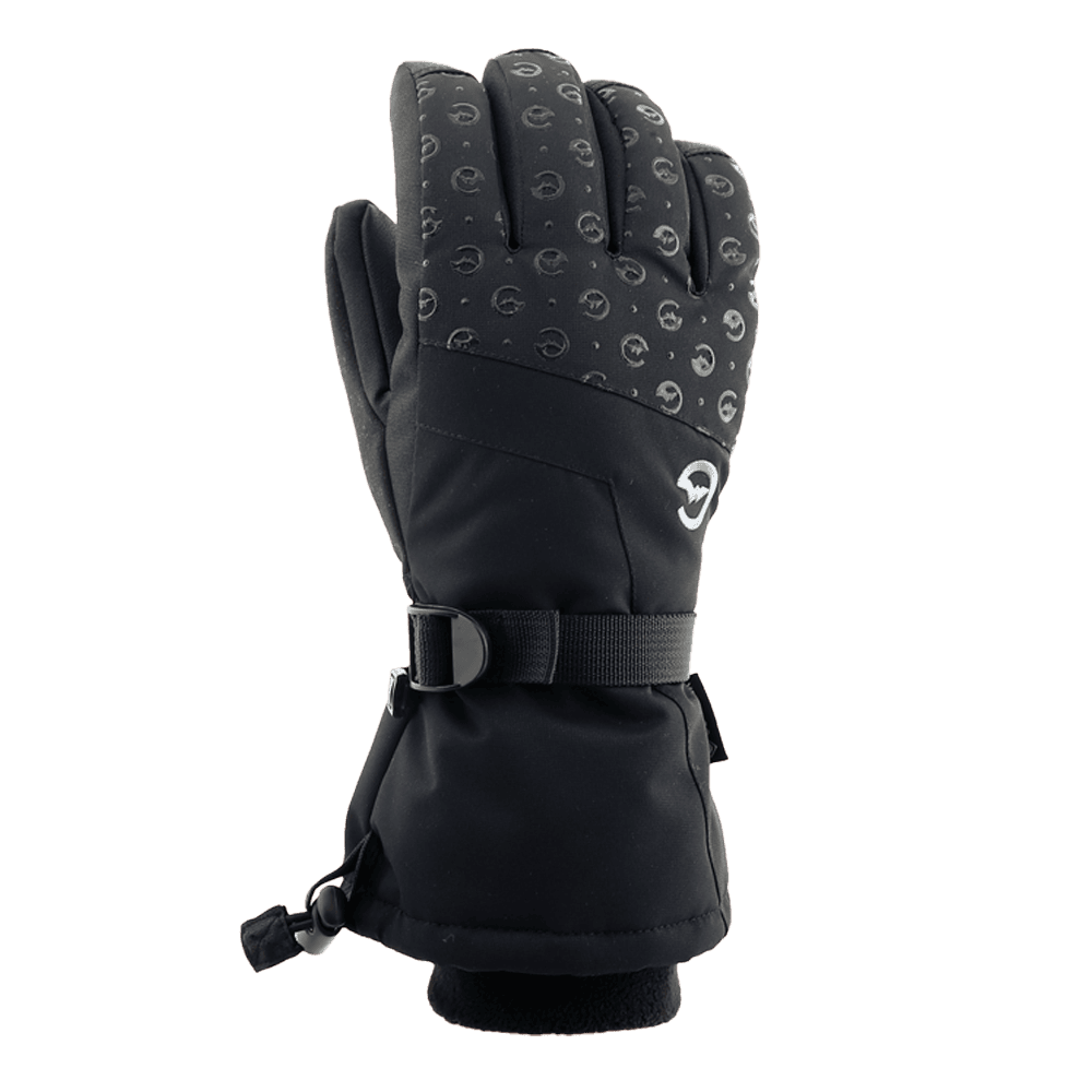 Guantes de esquí SHINY para mujer - BLACK