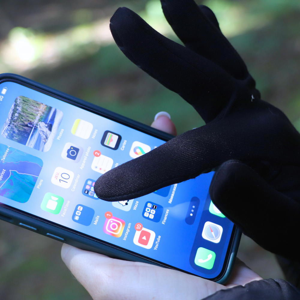 Guantes mujer VERSA - BLACK