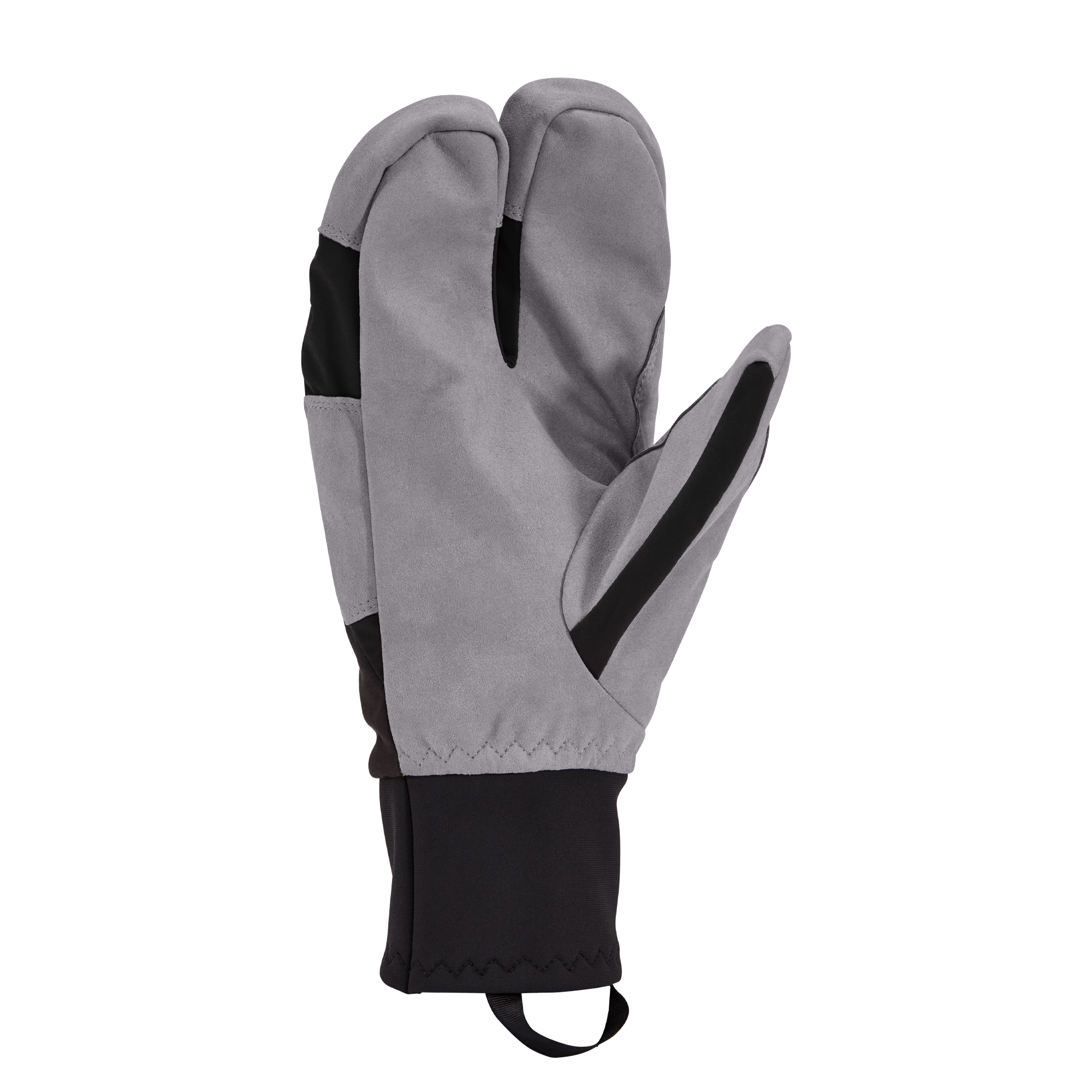 Manoplas de esquí para mujer XC SPLIT - BLACK/ GREY STITCH