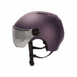 casco de bicicleta VALOR FRANCIA - PRUNE MAT