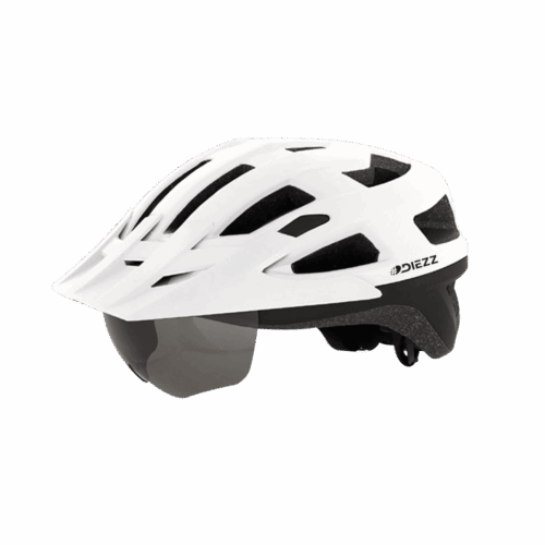 Casco HYBRID ARAVIS 3 en 1 - WHITE BLACK