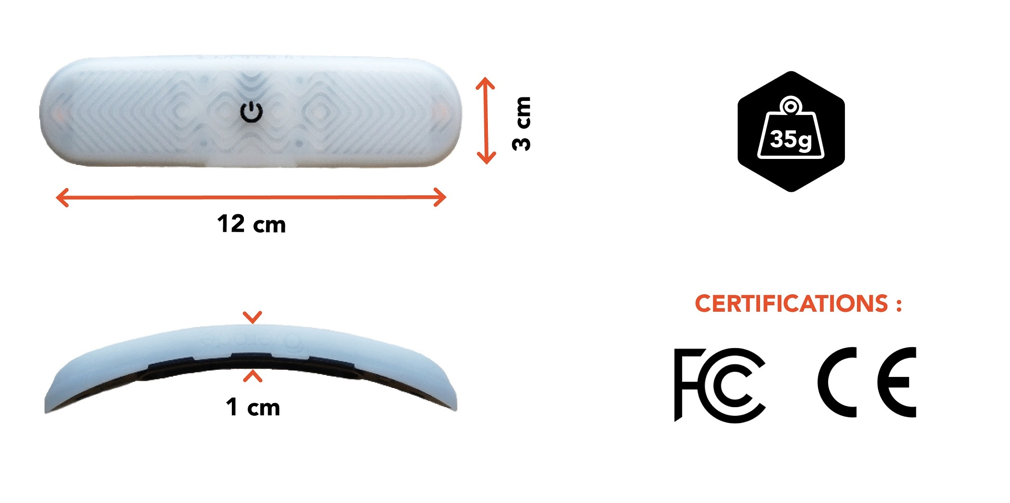 LED BLOOM para casco - BLACK