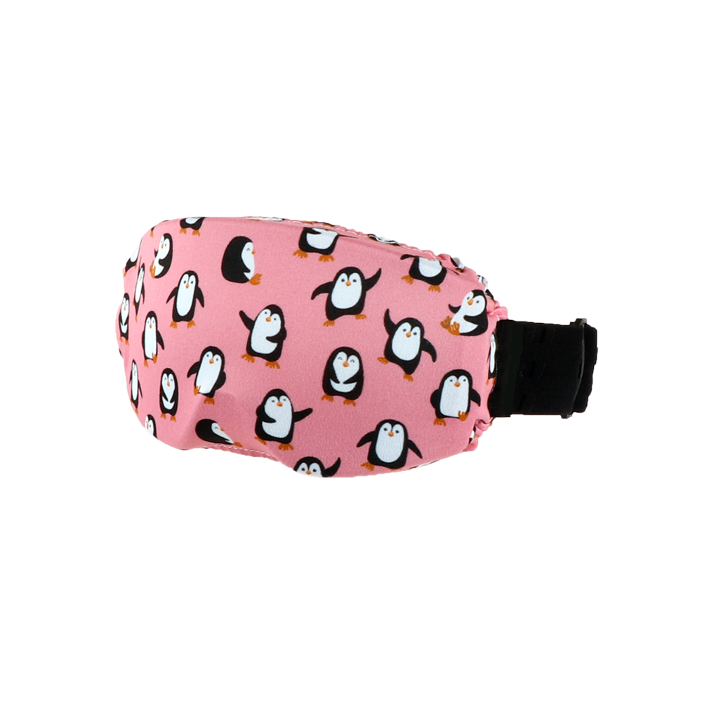 protección de máscara de esquí - PINK PINGOUINS